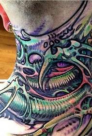 συνέστησε μια τρισδιάστατη απεικόνιση εικόνας τατουάζ στο λαιμό
