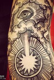Model de tatuaj cu ochiul lui Dumnezeu Talie