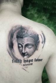 powrót wzór Buddy religijny tatuaż wzór