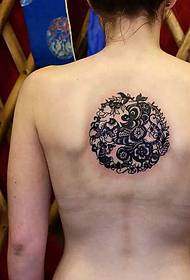 lány vissza személyiség tetoválás tetoválás egyedi 93482 - göndör szépség vissza szexi virág tetoválás tetoválás