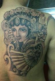 Atgal Gėlių Dano tatuiruotė