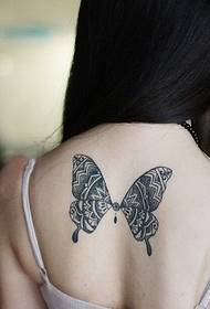 красота творчески точка татуировка пеперуда татуировка