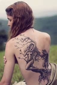 beauty back kreativno drvo beauty tattoo