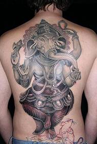 tatoeëring van die agterste olifant fetish