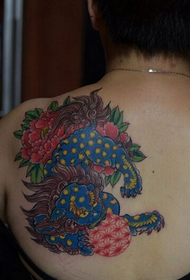 female back personality Tangshi tattoo