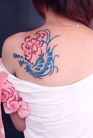 uzuri nyuma nzuri phoenix tattoo
