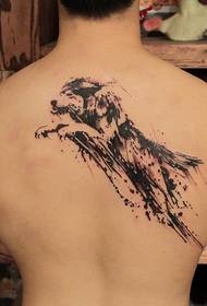 vivid ink style leopard tattoo