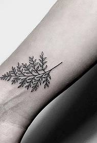 wrist leaves small fresh tattoo pattern