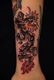 zápěstí barevné drak tetování tetování