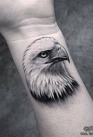wrist realistic eagle avatar tattoo pattern