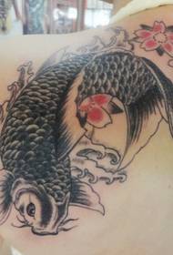 modello di tatuaggio calamari posteriore- 蚌埠 Foto di tatuaggi 禧 金禧 Tatuaggio consigliato