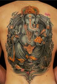 Erkek arka kişilik moda trendi iyi görünümlü Hint fil tanrı resimleri