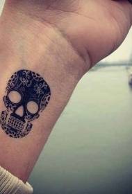 modello di tatuaggio tatuaggio polso vite nera
