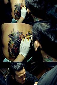 back tattoo ສ້າງສັນສາກຮູບແບບ tattoo
