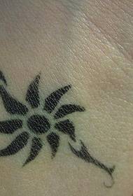 wrist tribe sun tattoo picture