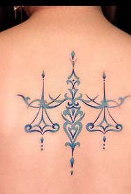 tattoo patroon: terug Weegskaal tattoo patroon