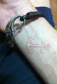 Wrist Small Anchor Invisible Tattoo  96832 - small and beautiful small elephant invisible tattoo