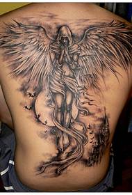 Wuhu Jie Tattoo Tattoo งานศิลปะ: ลวดลายรอยสักด้านหลัง