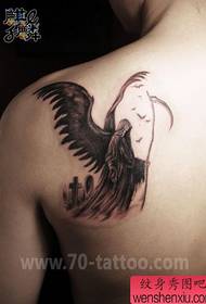 Changsha Kirin Tattoo Show Picture Works: Back Death Tattoo