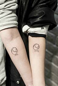 90 small couple low-key wrist tattoo pictures