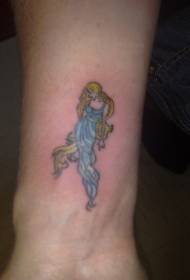 плавокоса узорак тетоваже на женском зглобу