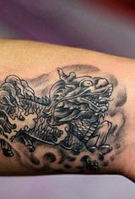 Καρπός παραδοσιακό τατουάζ Unicorn