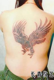 beauty back eagle tattoo pattern - 阜阳tattoo秀图吧 recommended