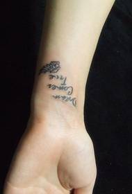 dívka paže křídla anglické tetování obrázky