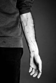 рука простий чорний символ сузір'я татуювання шаблон