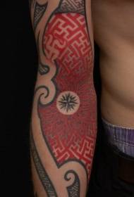 beso kolore tribal estilo kolore altxor bitxiak tatuaje argazkia