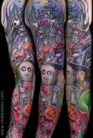 Оружие яркое разнообразие дизайнов татуировок монстров