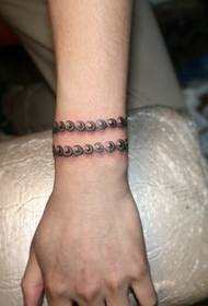 wrist bracelet tattoo pattern
