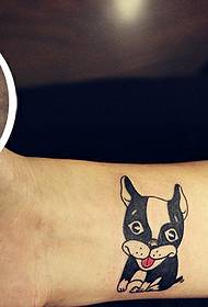 tattoo show bar recommended a wrist puppy tattoo pattern