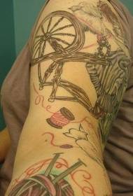 patrón de tatuaxe kit de costura do brazo