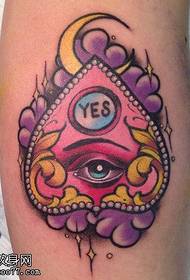 arm color love eyes tattoo pattern
