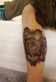Vellet masculí del tatuatge de Vanhua a la imatge del tatuatge de Van Gogh