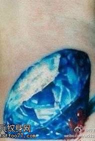 orožje modro 璀璨 diamantni vzorec tatoo