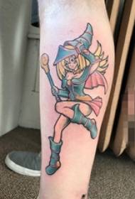 Girl Arms Painted Anime Cartoon Elf Girl Tattoo Picture