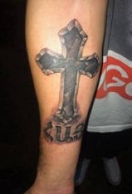 Простий хрест татуювання студент простий малюнок хрест татуювання на руку
