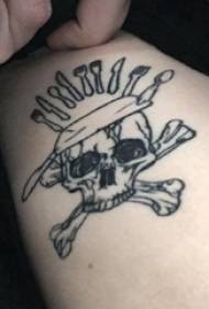 skull tattoo yengalo yentombazana kumgca olula we-tattoo skull tattoo