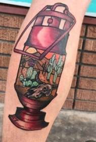 ເດັກນ້ອຍຜູ້ຊາຍ squat ສຸດ painted watercolor sketch ສ້າງສັນ kerosene lamp ຮູບແຕ້ມພູມສັນຖານທີ່ບໍ່ມີຕົວຕົນຮູບພາບ tattoo