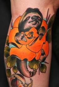 unusual unusual painted color lazy tattoo picture