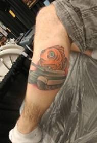 vakomana shank vakapenda mitsetse yakareruka katuni uye squid tattoo mifananidzo