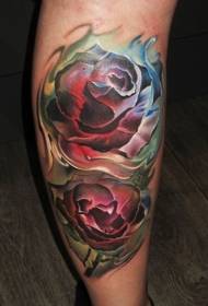 veau onirique couleur rose motif de tatouage