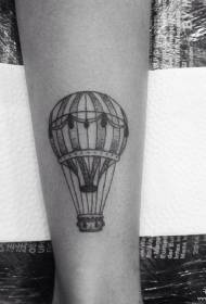small small fresh hot air balloon tattoo pattern