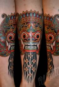ขารูปแบบใหม่สีโบราณรูปปั้นชนเผ่าโบราณ
