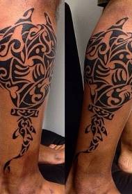 Calf uiga faʻapitoa o le tattoo squid tattoo tagata