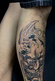 The calf is as tattooy as it is worth sharing