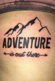 Colina pico tatuagem menino coxa na colina pico tatuagem e esquilo inglês tatuagem imagem