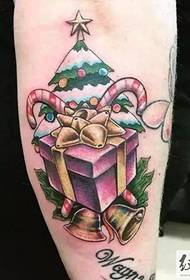 Christmas theme tattoo Merry Christmas